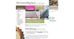 Desktop Screenshot of crucialrugstore.co.uk