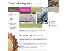 Tablet Screenshot of crucialrugstore.co.uk